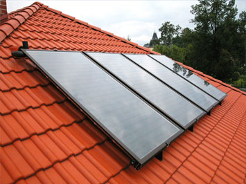 solární kolektory pro ohřev vody
